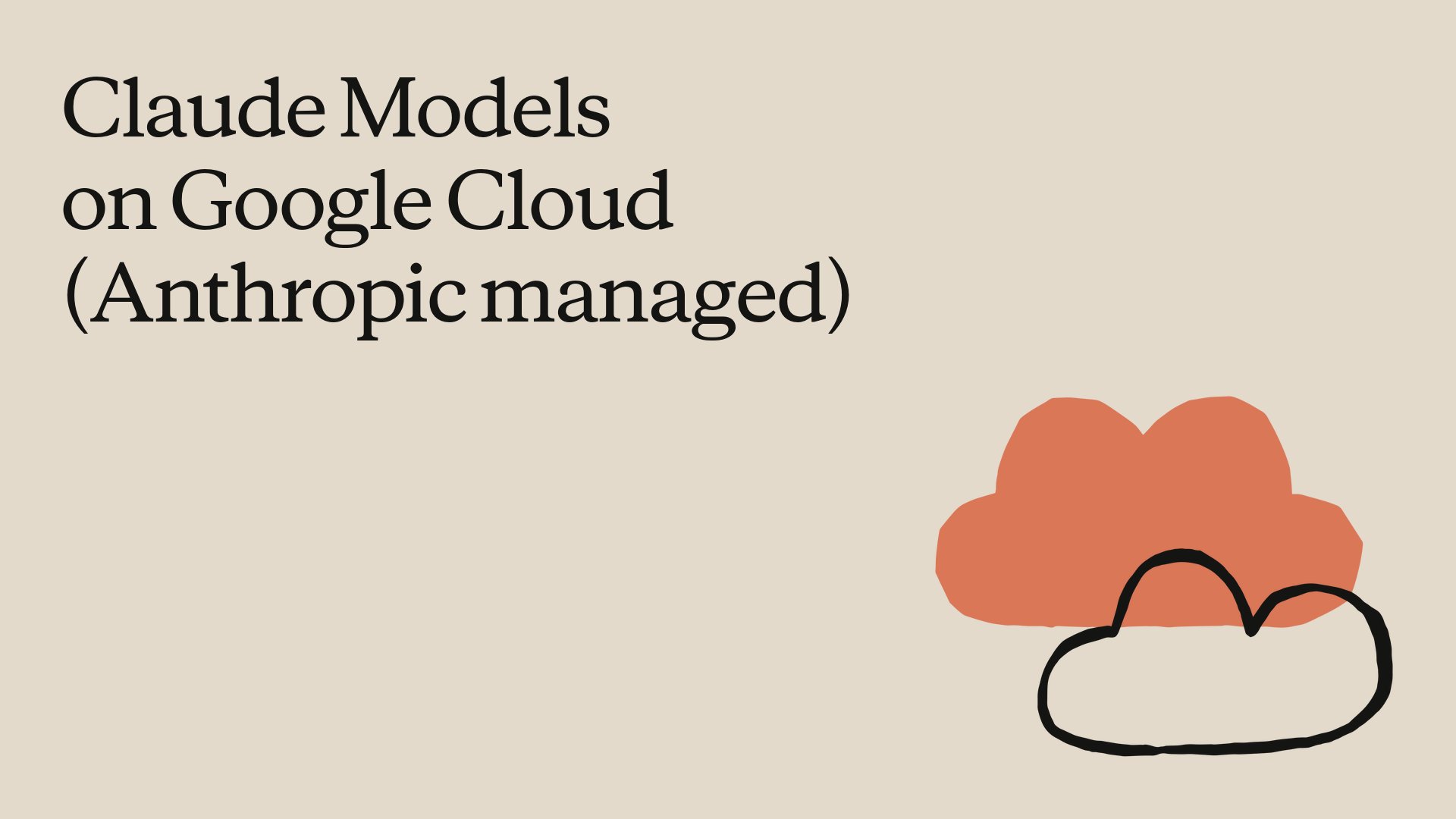 Claude on Google Cloud official image