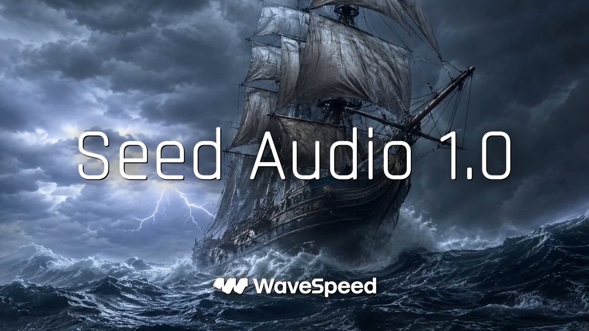 Seed Audio 1.0 on WaveSpeed