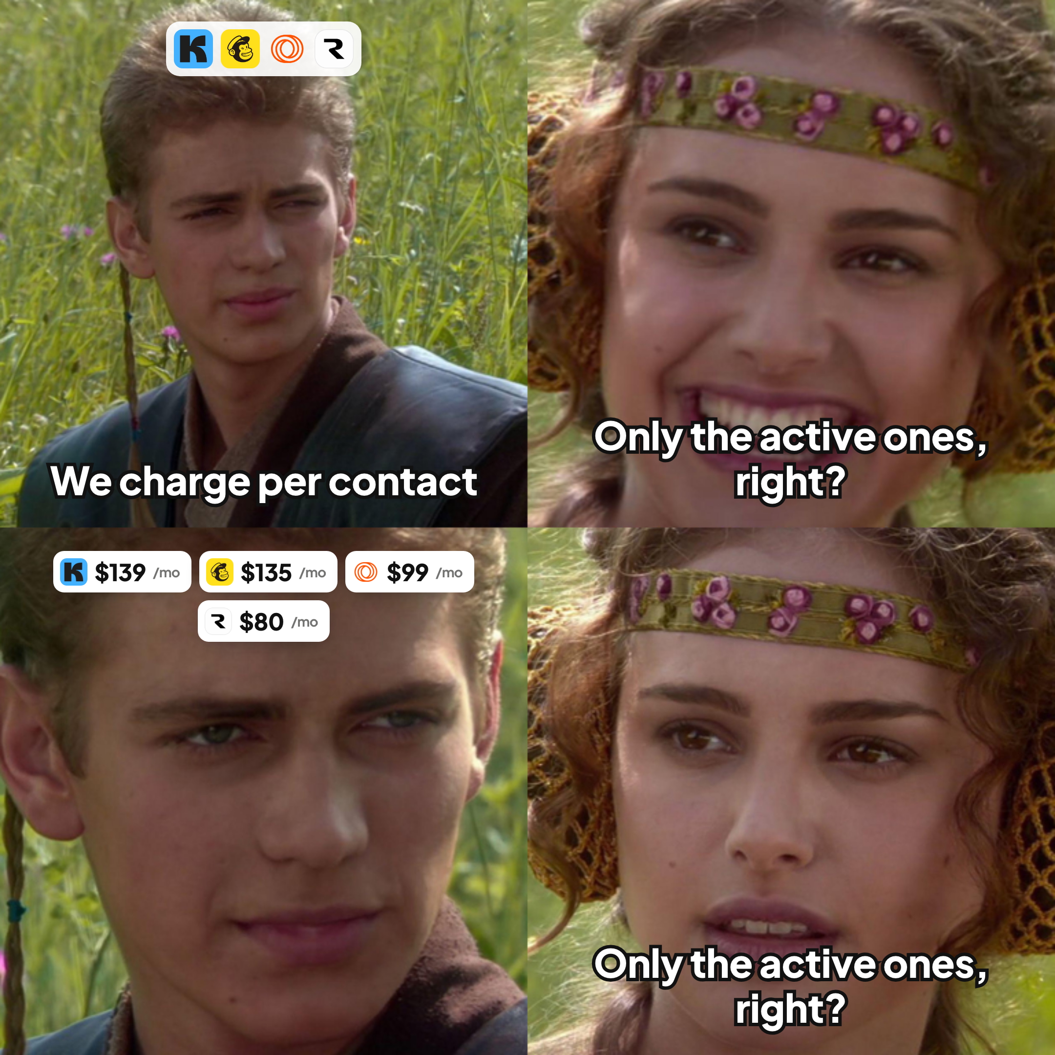 Fromly contacts list with Supabase and Stripe billing tags