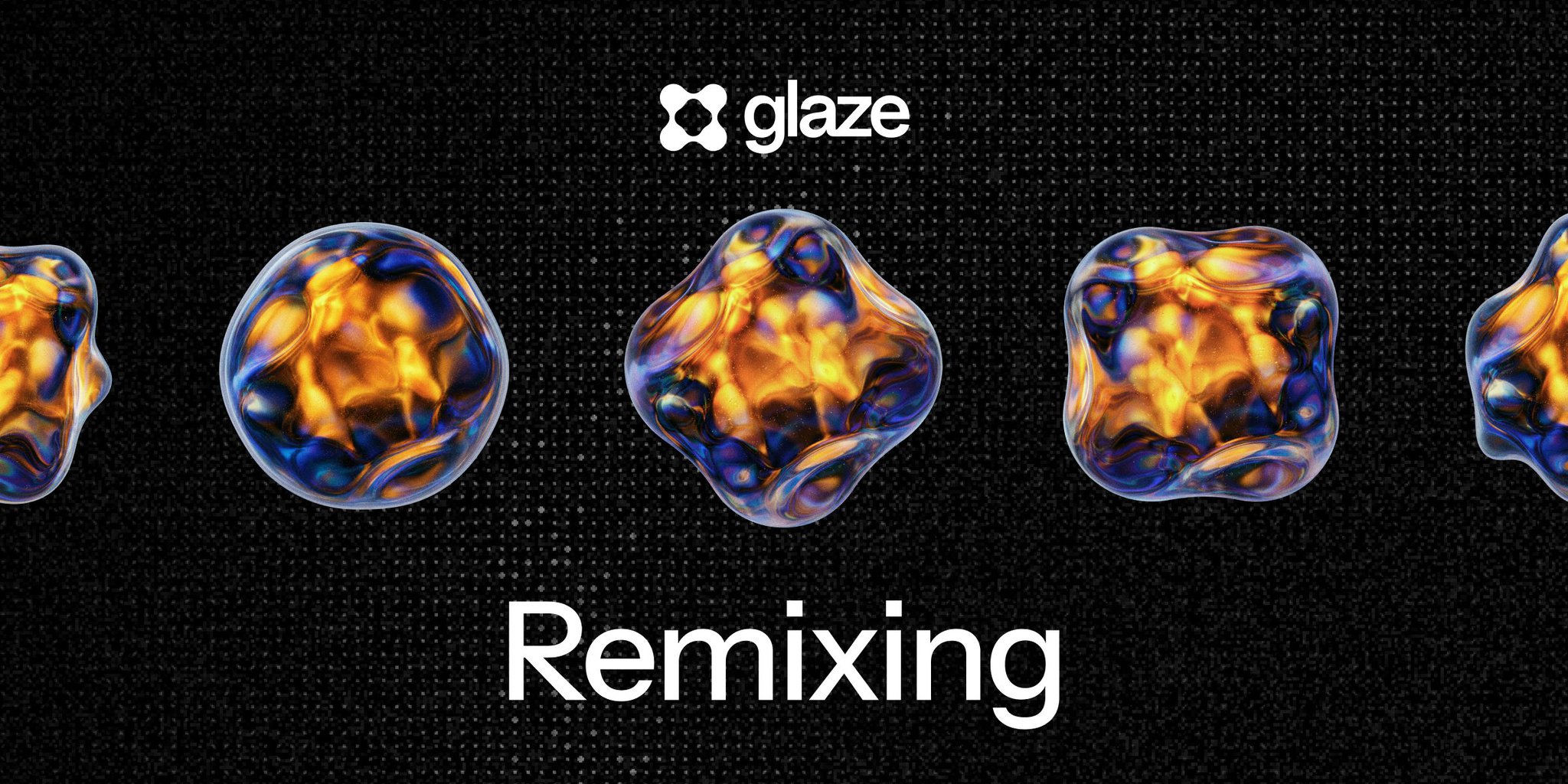 Glaze's Remixing announcement graphic
