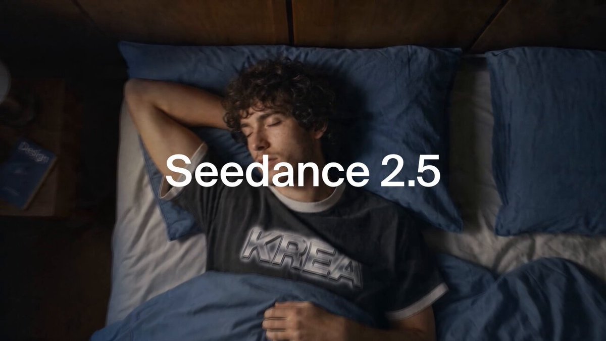 Krea announcement introducing Seedance 2.5