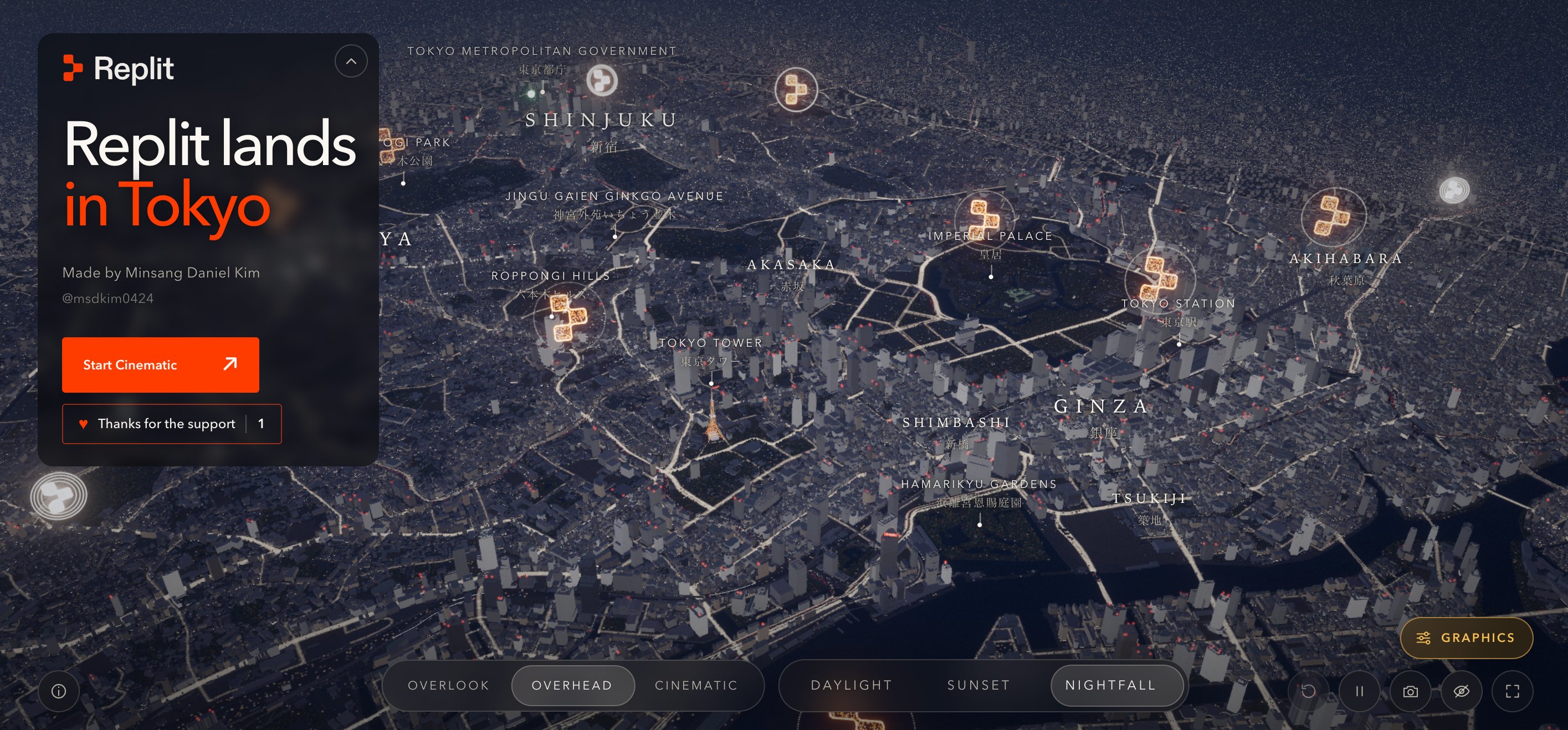 Replit lands in Tokyo promo by Minsang Daniel Kim