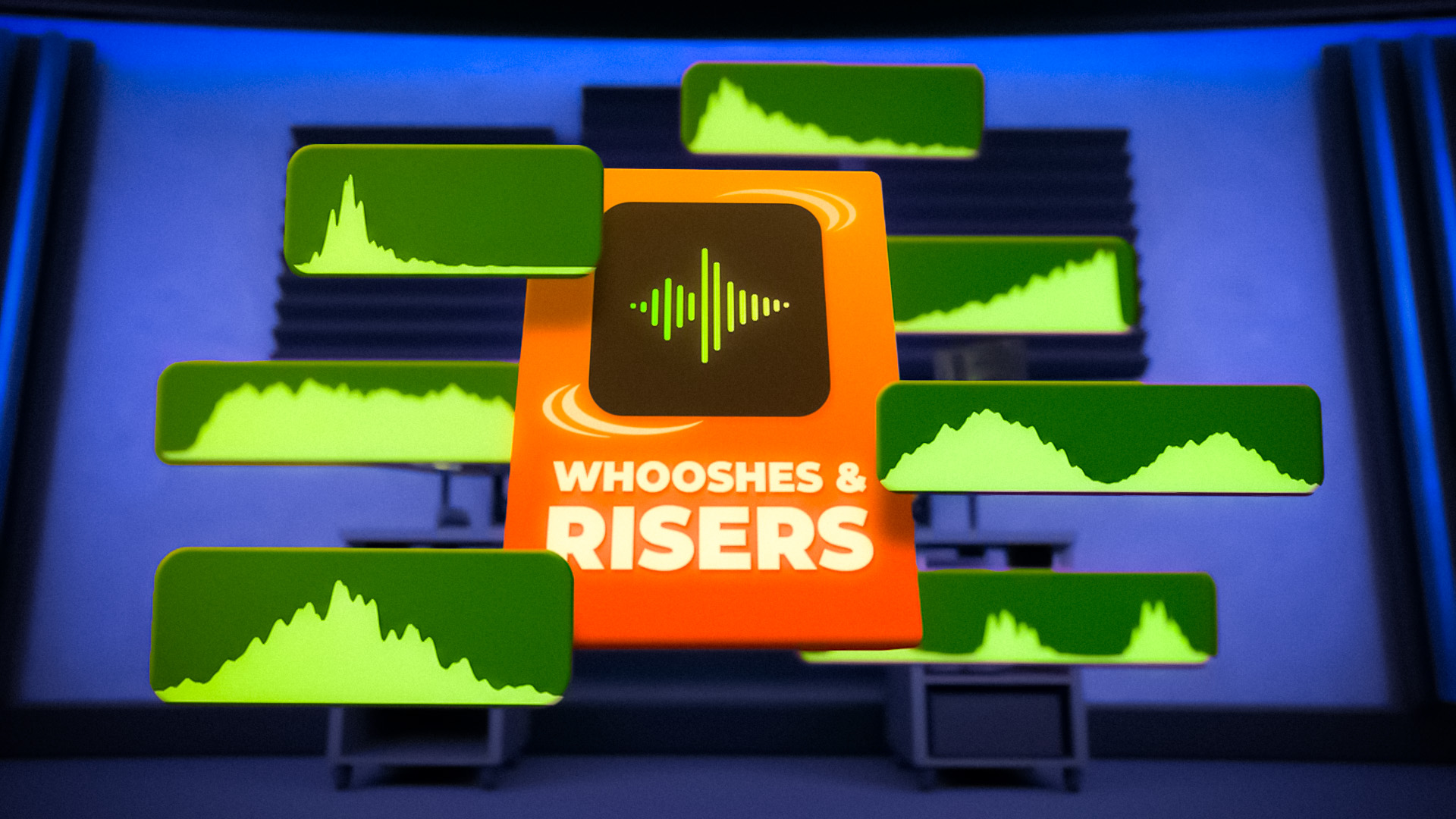 Storezar announcement photo for its first SFX pack of whooshes and risers