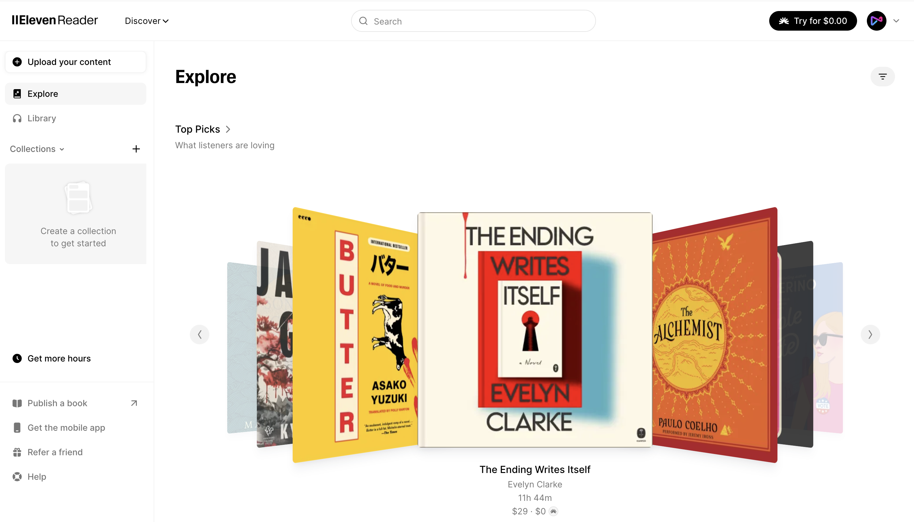 ElevenReader | App | Creators Toolbox