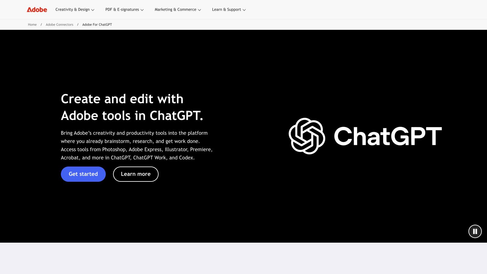 Adobe for ChatGPT preview 2