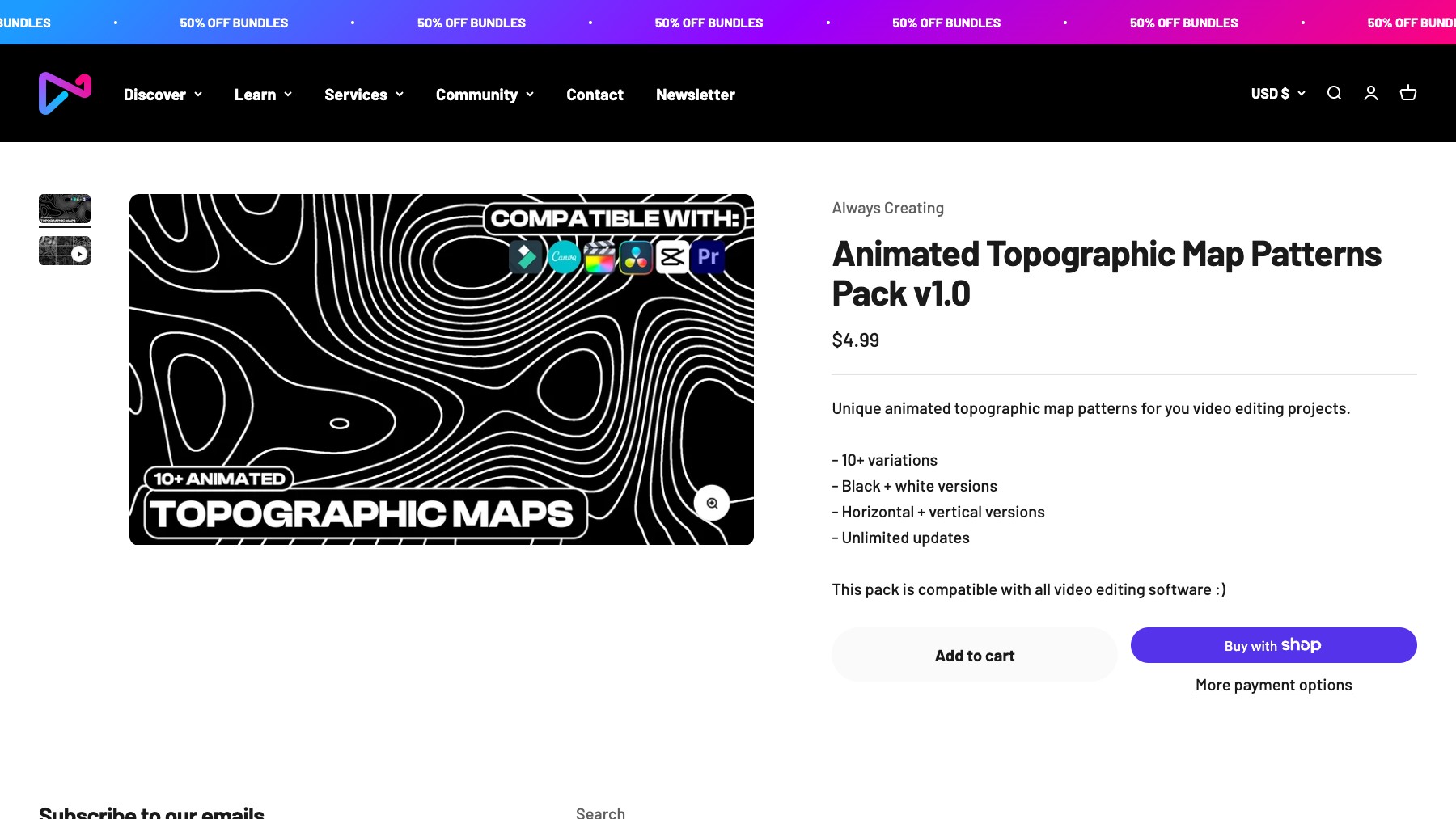 Animated Topographic Maps preview 2