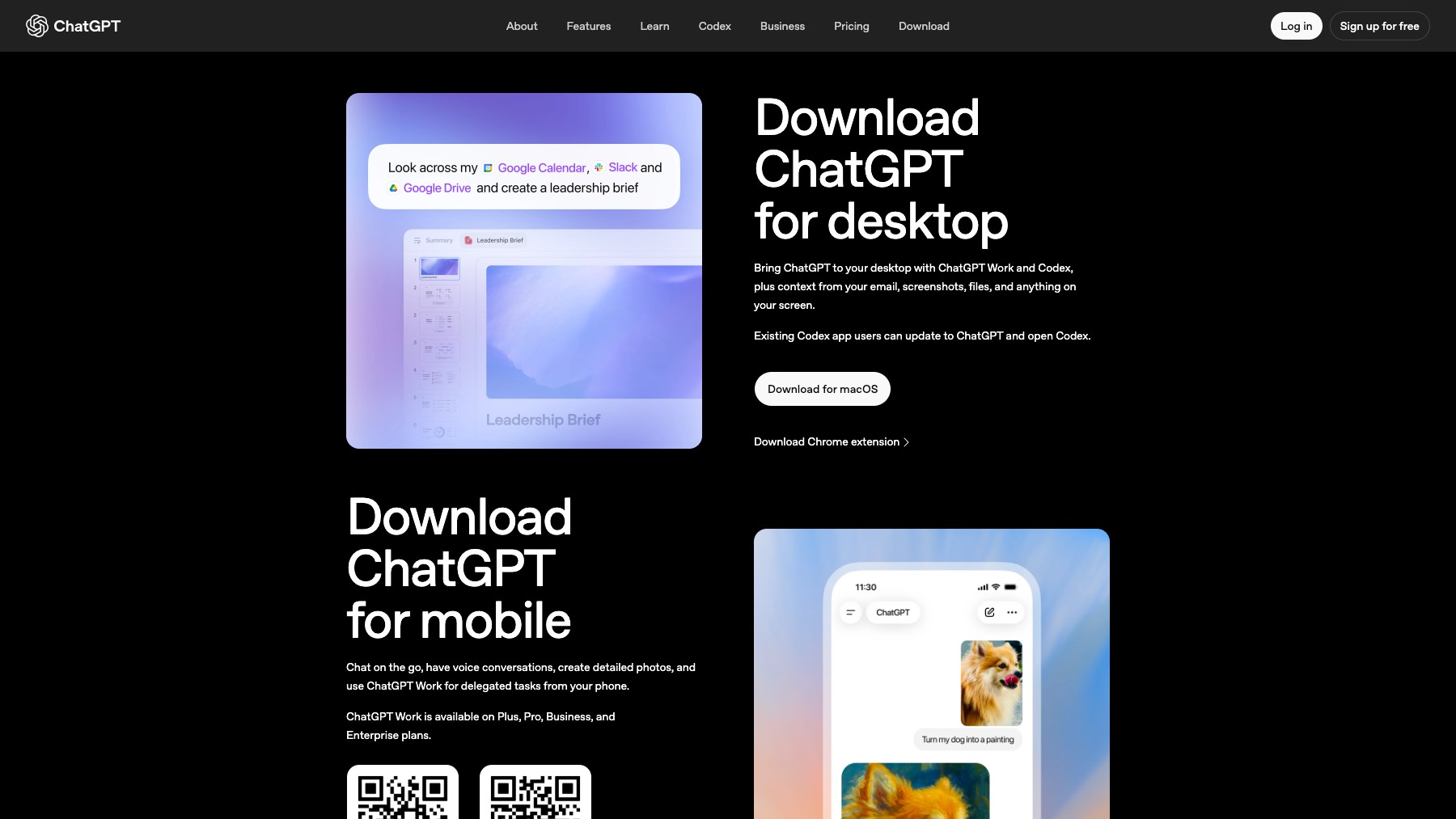 ChatGPT for Desktop preview 2