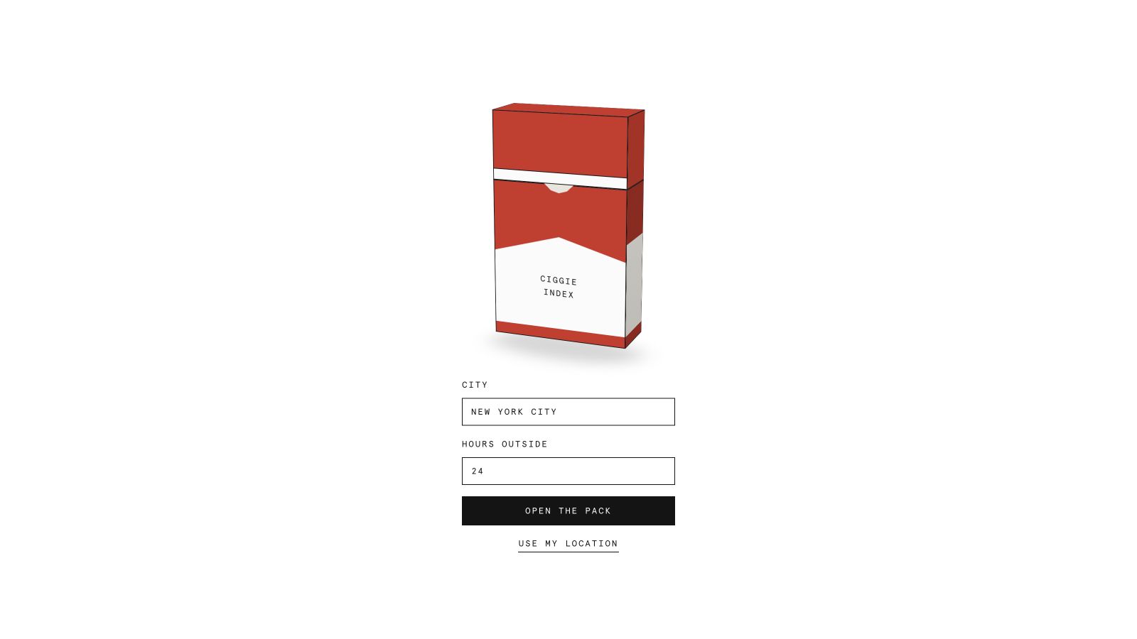 Ciggie Index preview 2