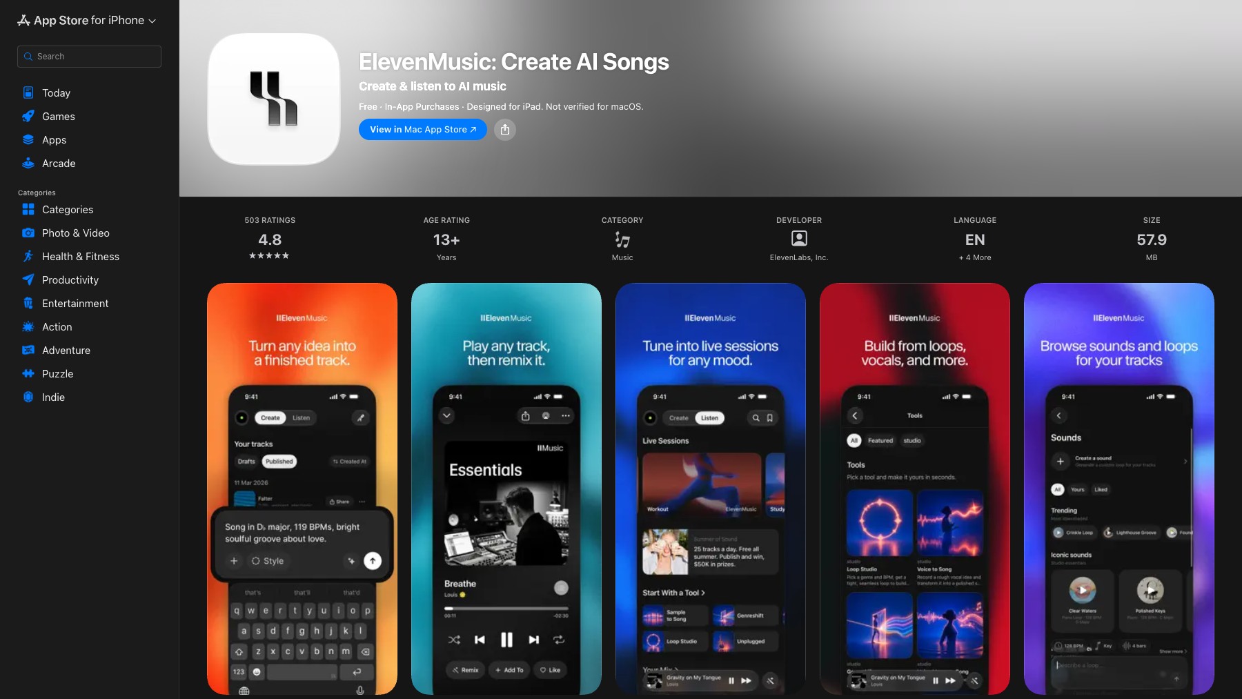 ElevenMusic by ElevenLabs preview 2
