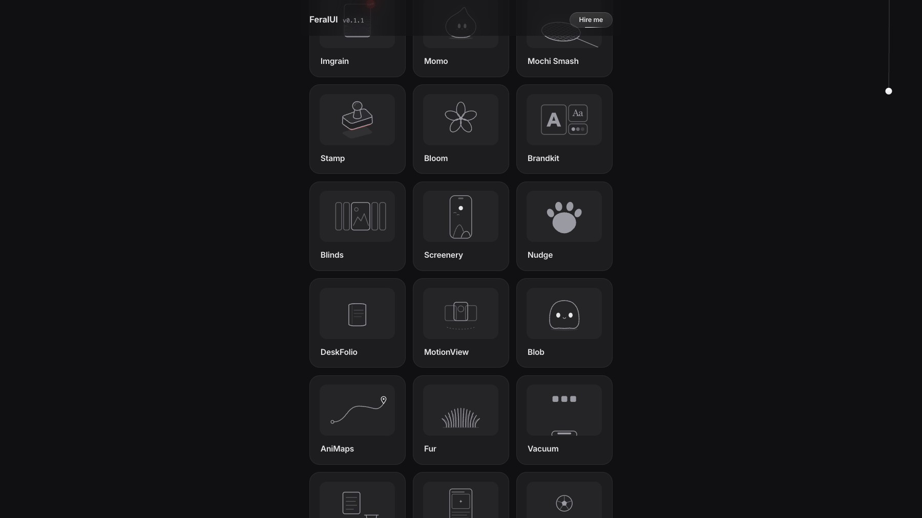 FeralUI preview 2