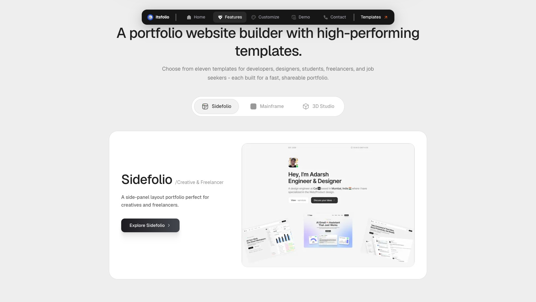 itsfolio preview 4