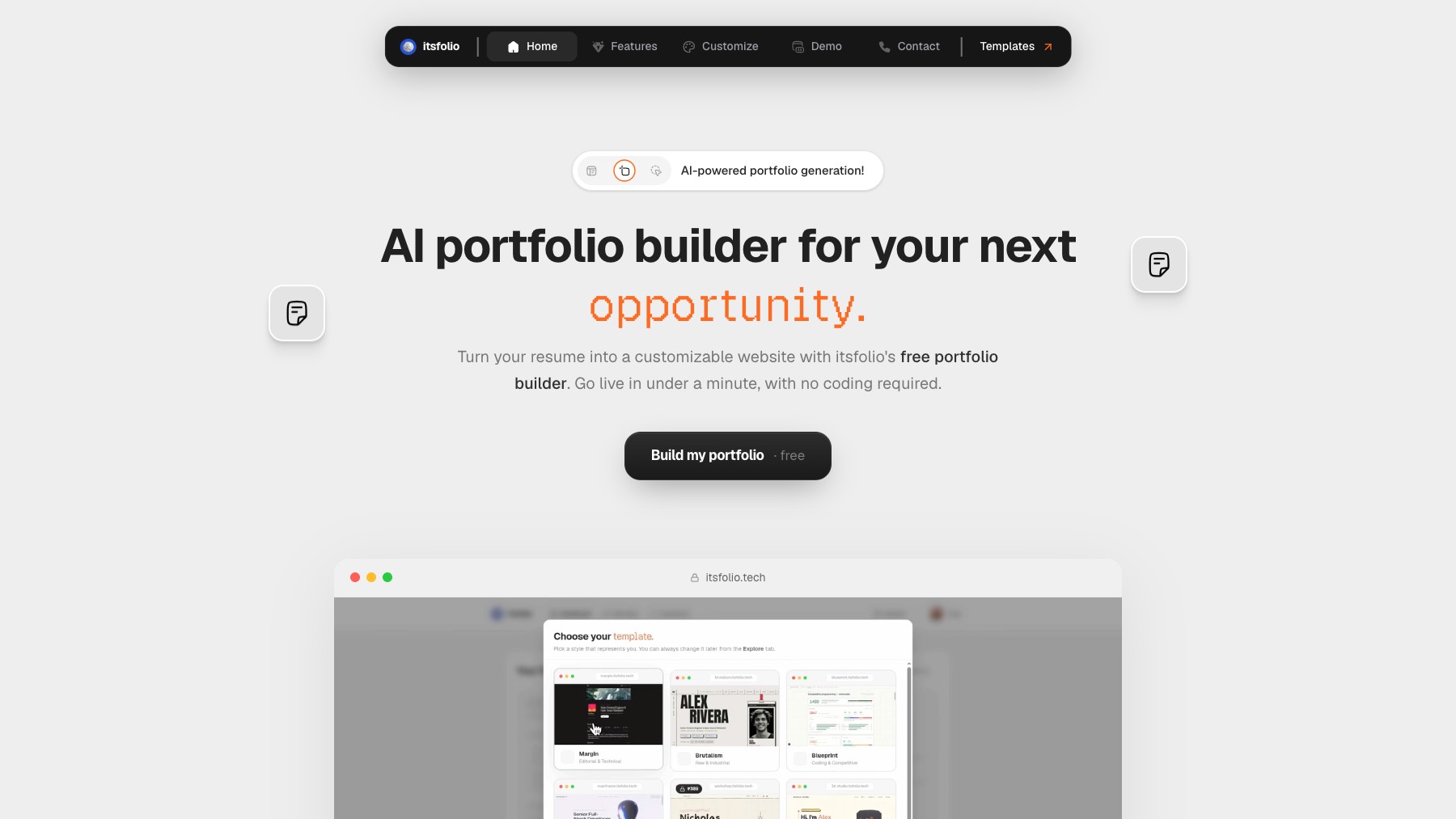 itsfolio preview 3