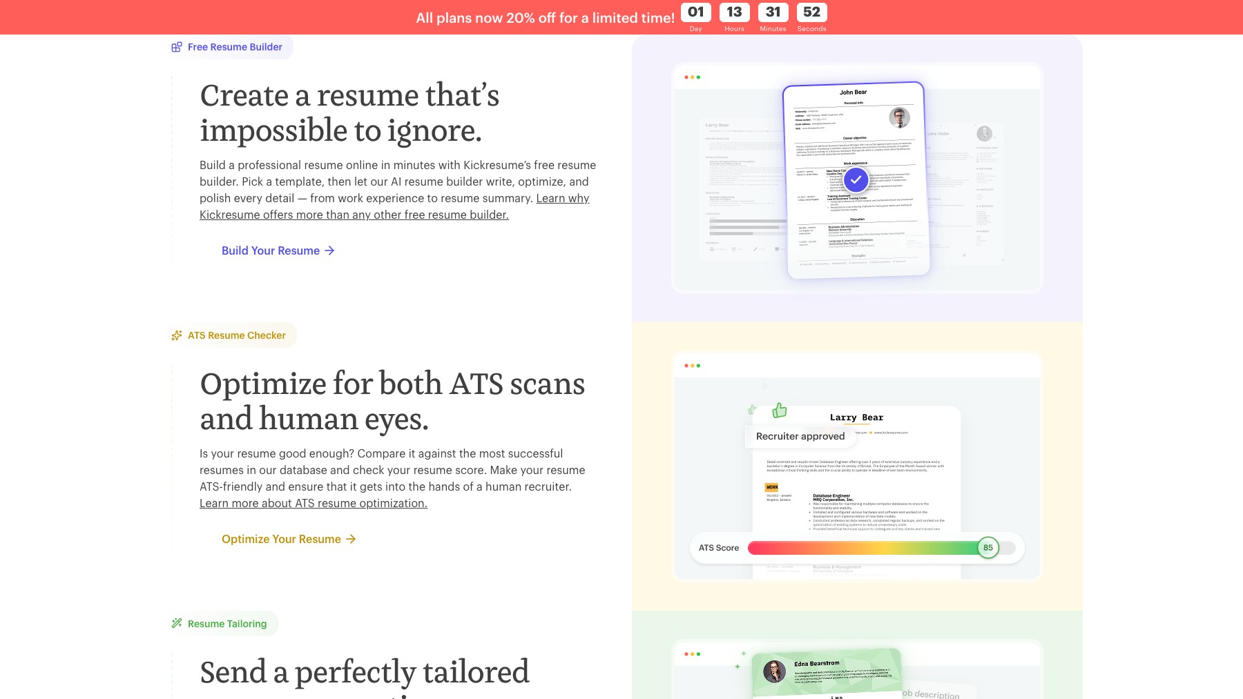 Kickresume preview 3