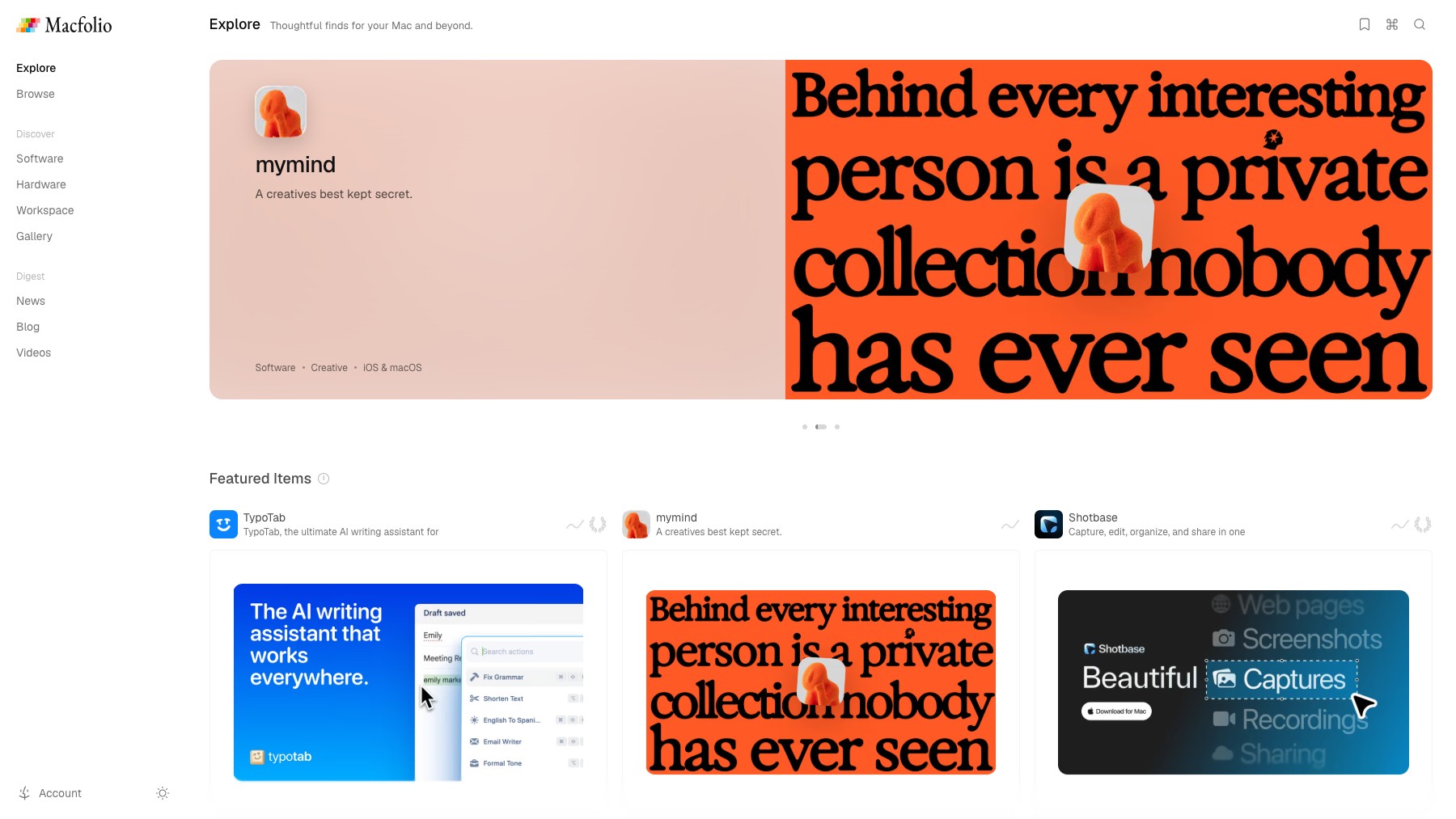 Macfolio preview 3