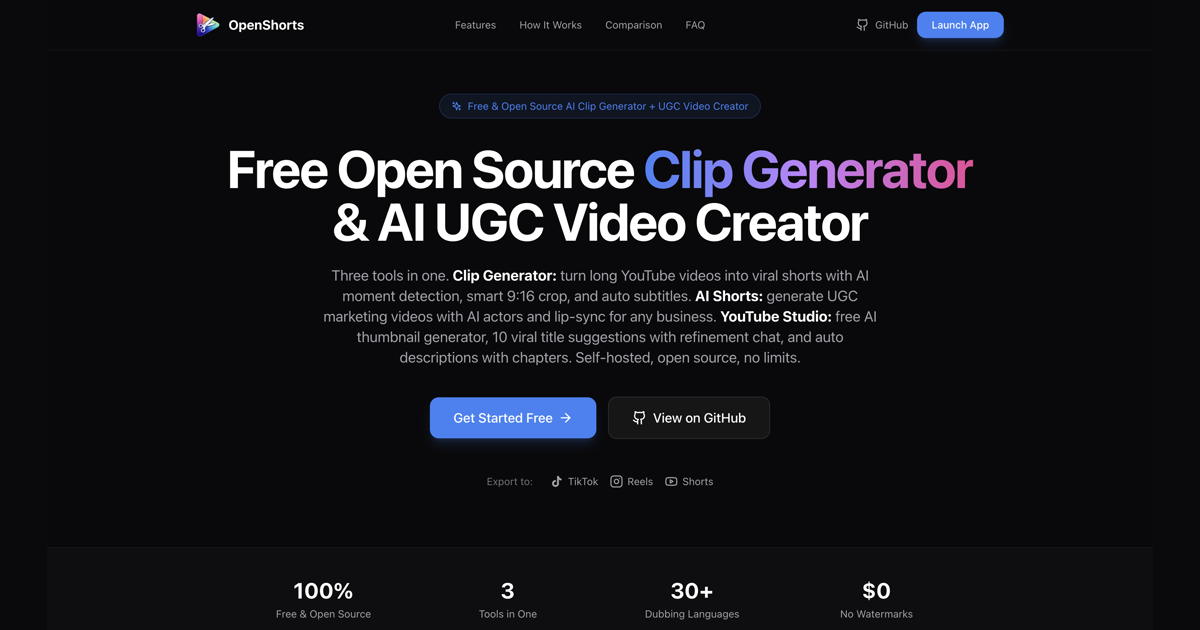 OpenShorts preview 2