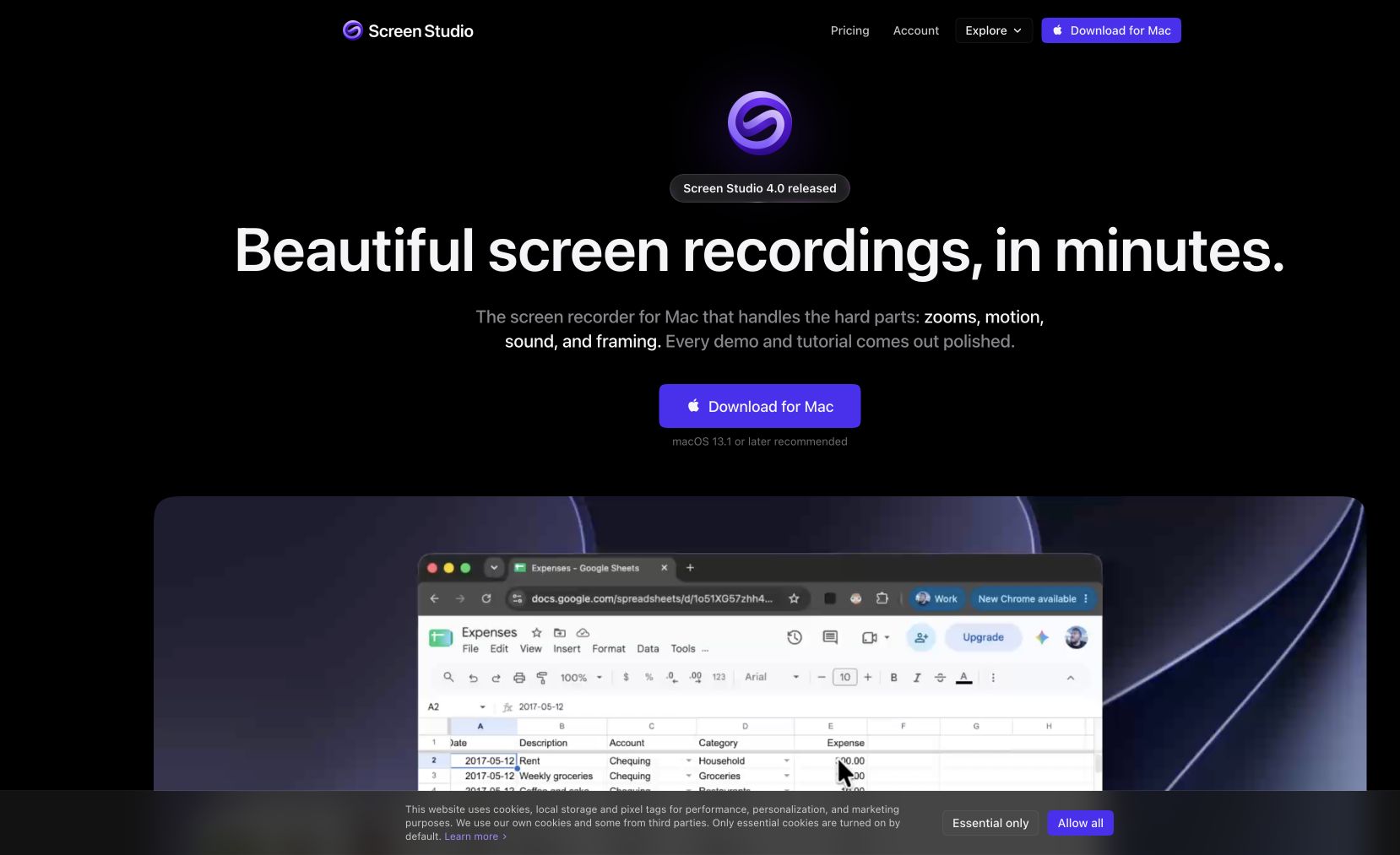 Screen Studio preview 2