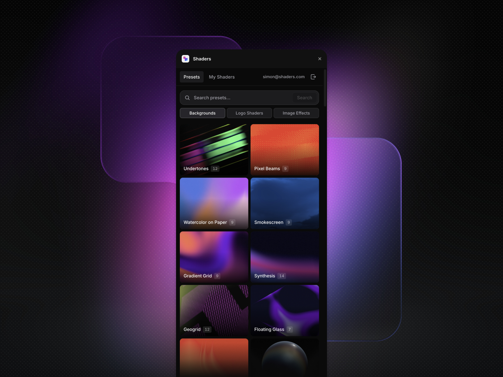 Shaders for Framer preview 2