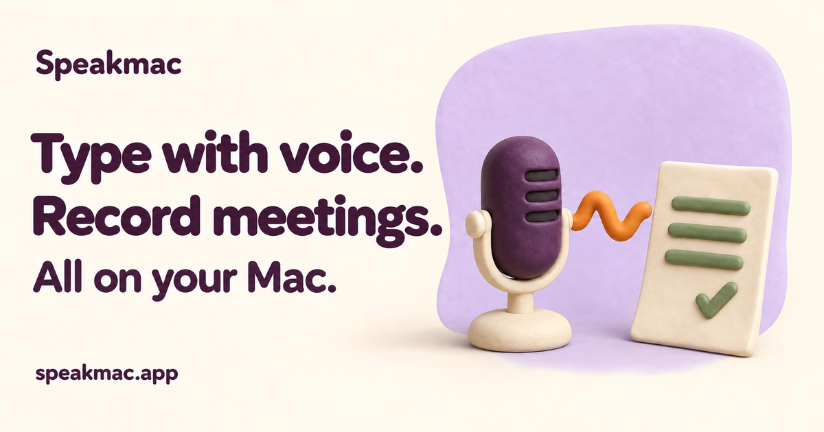 SpeakMac preview 2