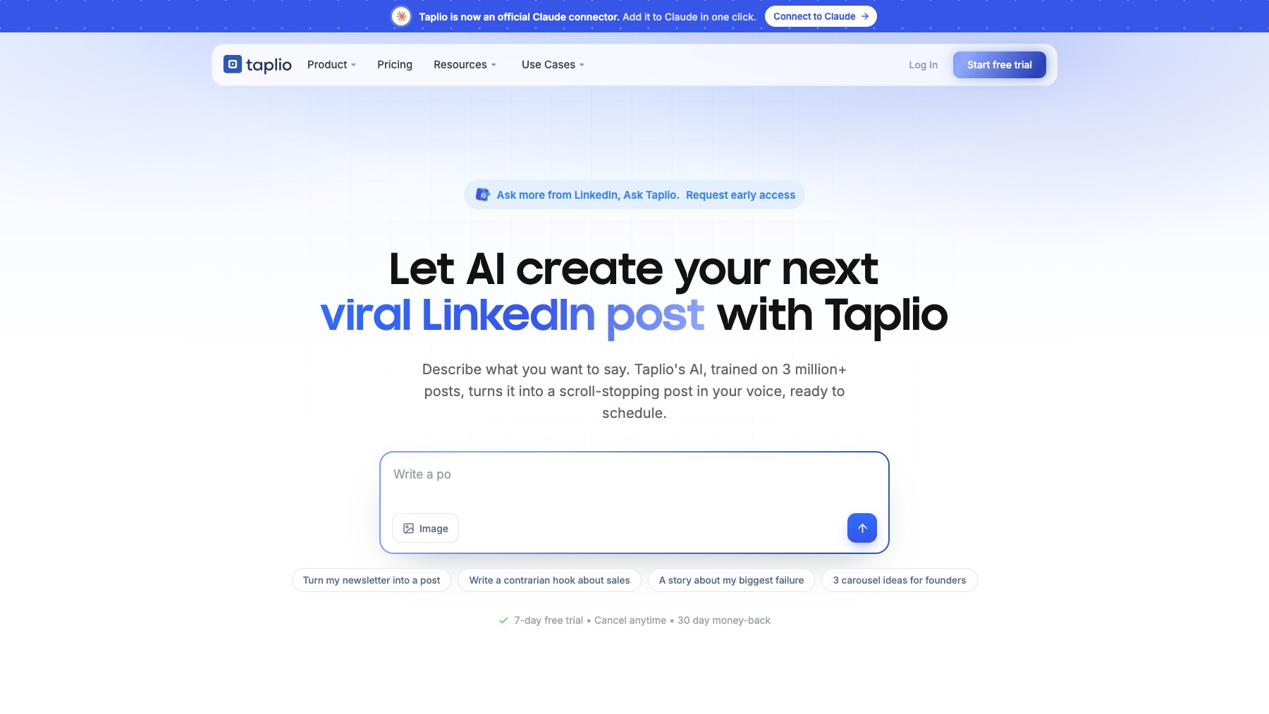 Taplio preview 2