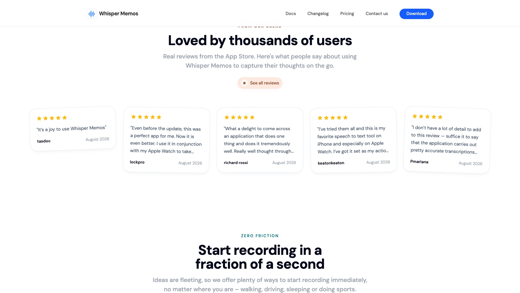Whisper Memos preview 3