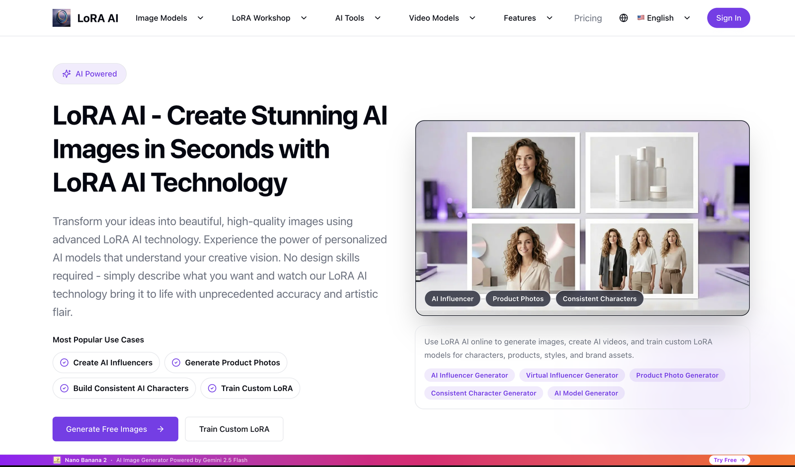 LoRA AI preview 2