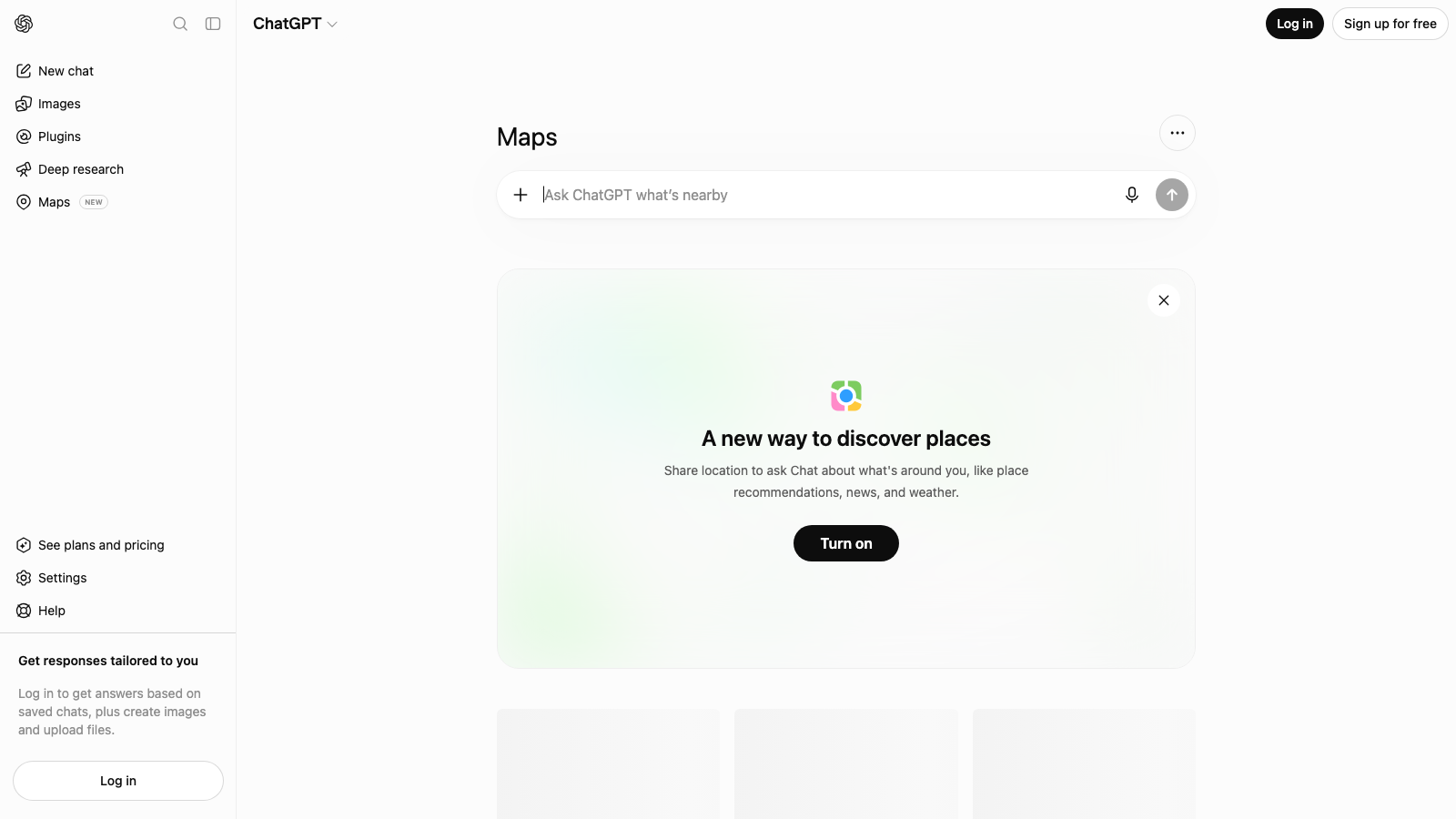 ChatGPT Maps preview 2