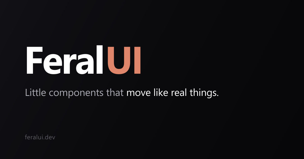 FeralUI preview 3