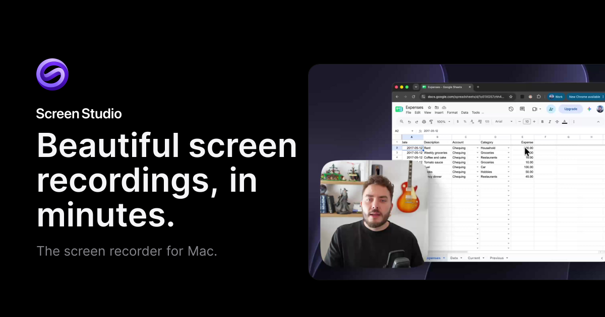 Screen Studio preview 1