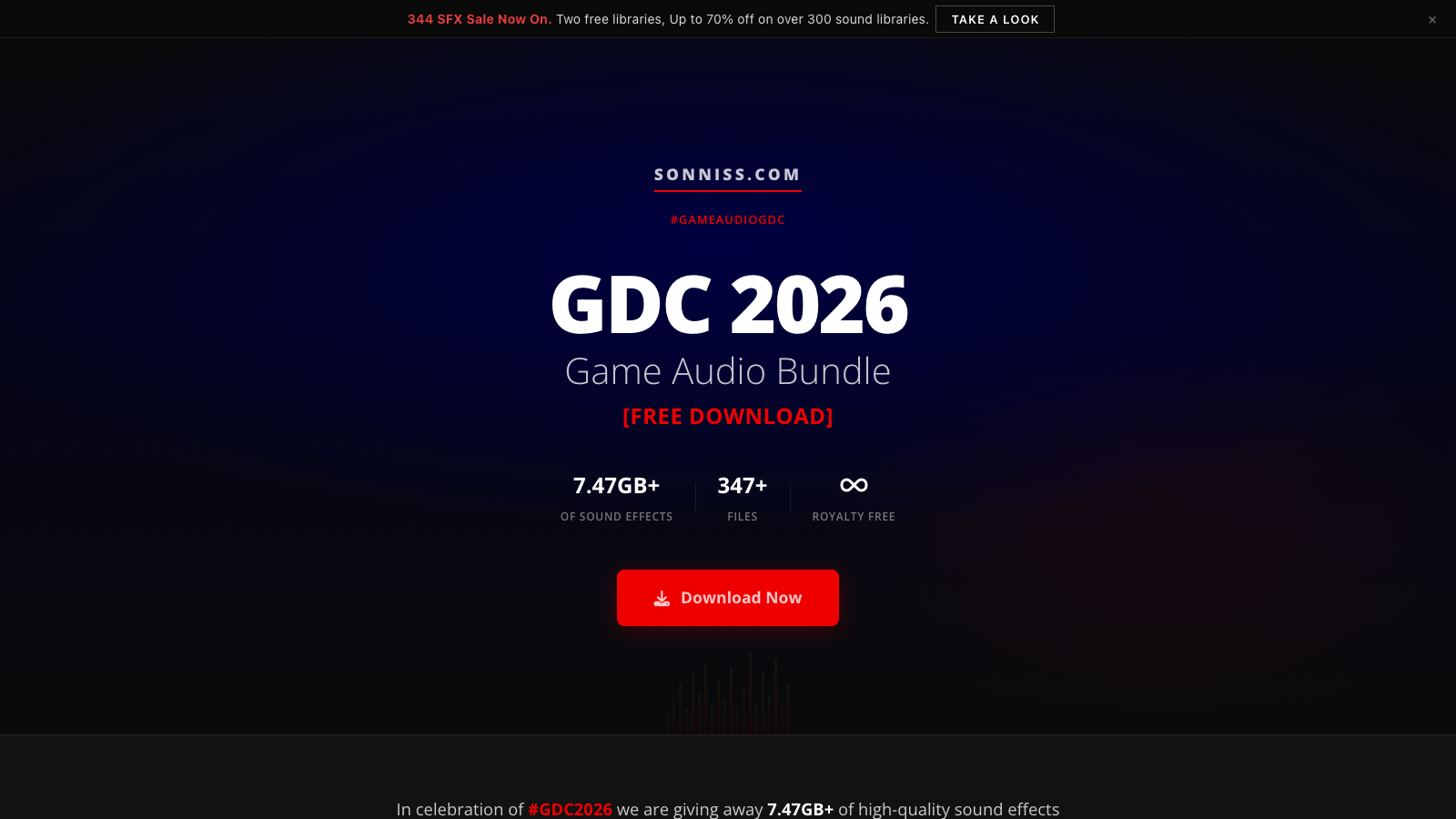 Sonniss GameAudioGDC preview 1