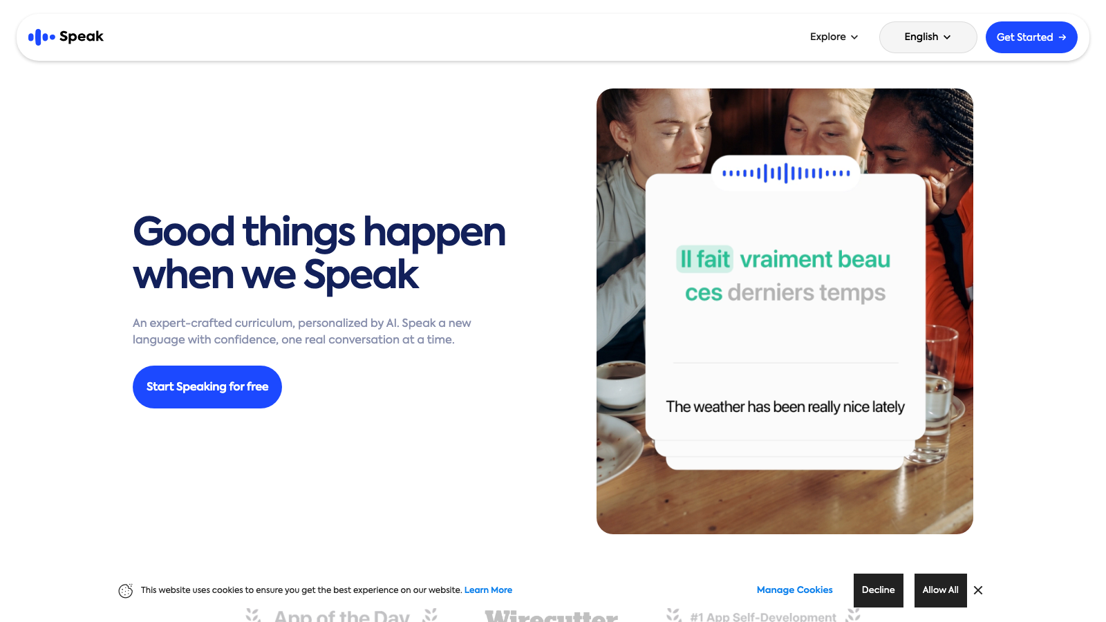 Speak preview 1