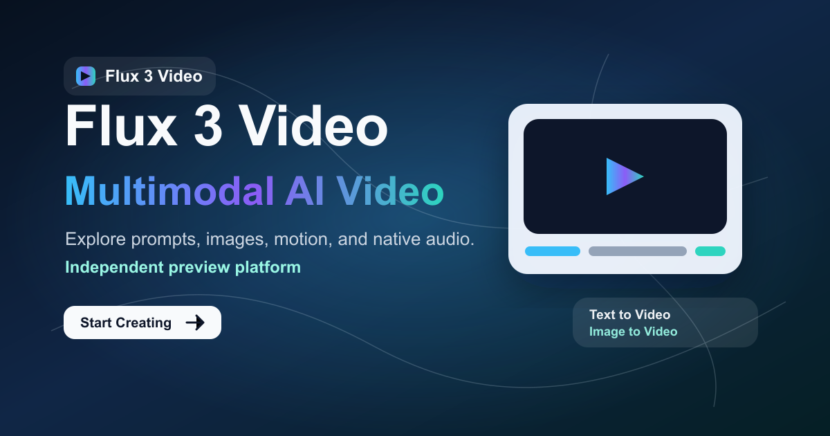 Flux 3 Video preview 1