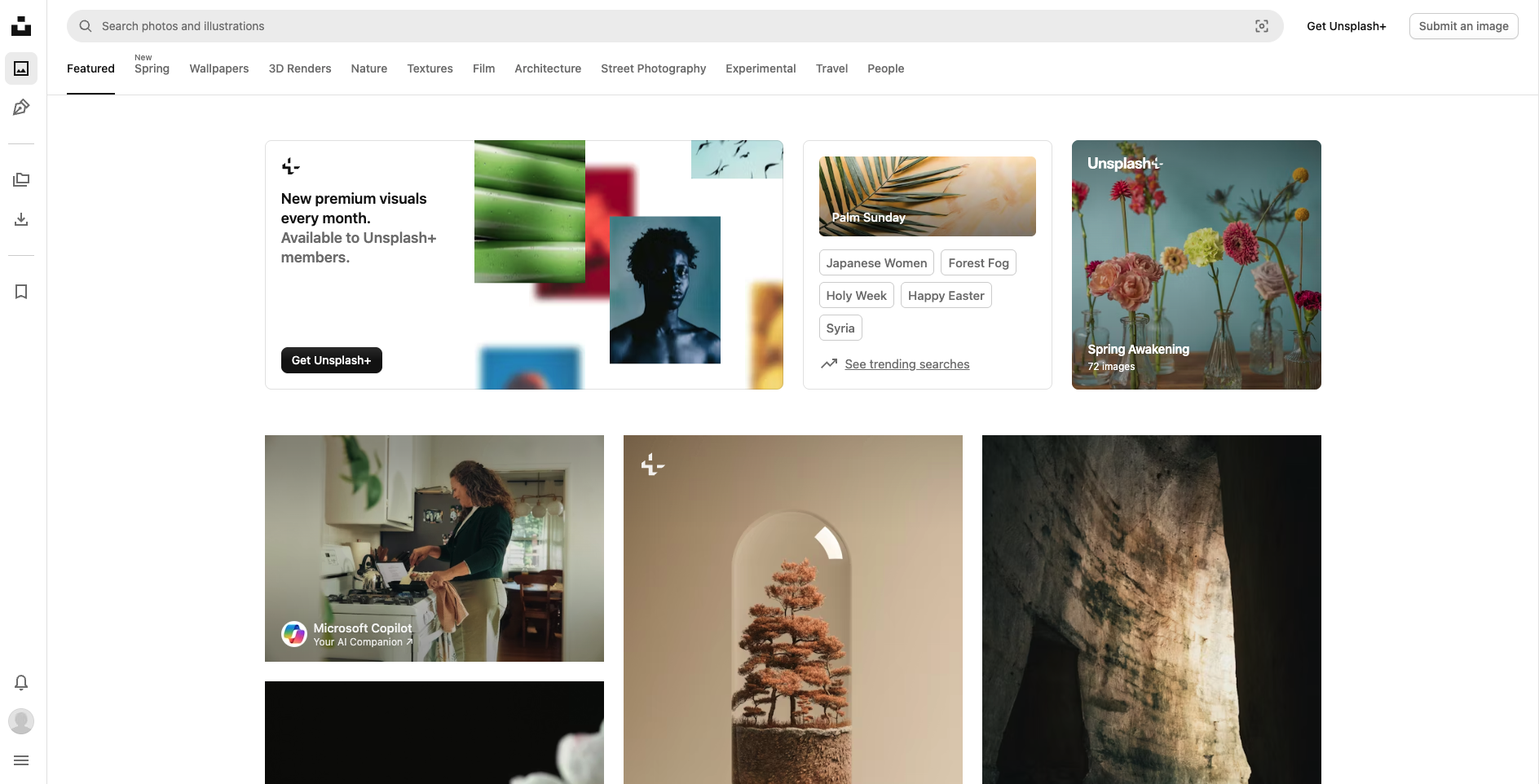 Unsplash | Free Resource | Creators Toolbox