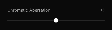 Chromatic Aberration Setting